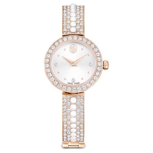 Swarovski Matrix Pearl Bangle Watch